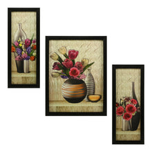 Load image into Gallery viewer, 3 Pc Set of Floral Paintings
